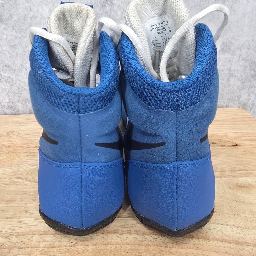 Nike Fury Wrestling Shoes Mens 10.5 Blue MMA Boxing Shoes Sneakers‎ AO2416-401 - Picture 7 of 12